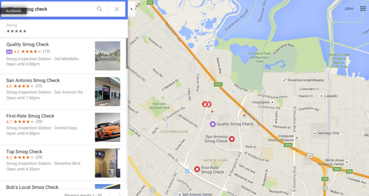 google maps seo