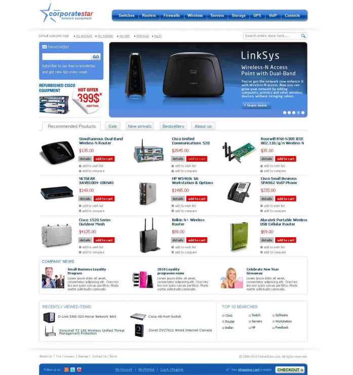 Magento tienda online template