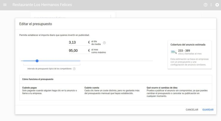 historial transacciones adwords