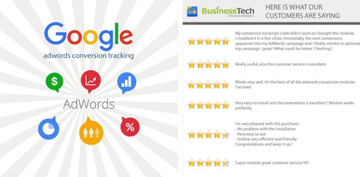 conversion adwords prestashop