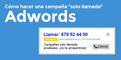 Cómo crear una campaña de solo llamada en AdWords