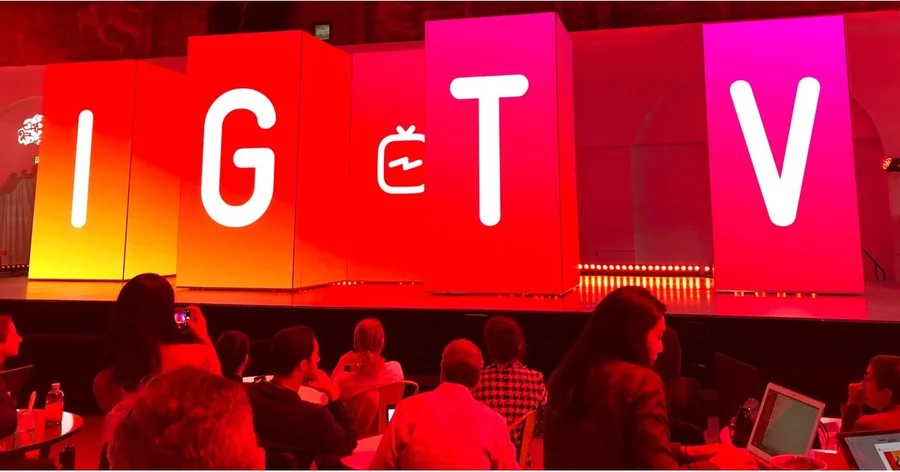 Imagen del panel de anuncios de IGTV.